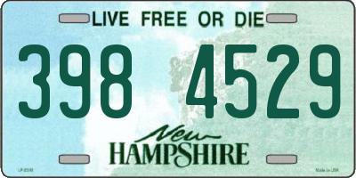 NH license plate 3984529