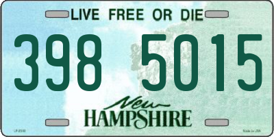 NH license plate 3985015