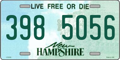 NH license plate 3985056