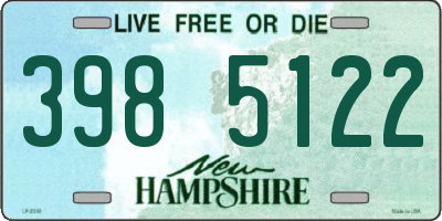 NH license plate 3985122