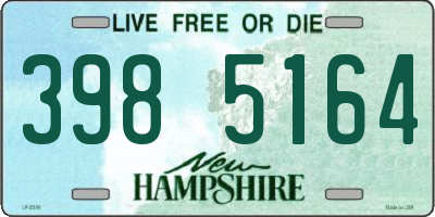 NH license plate 3985164