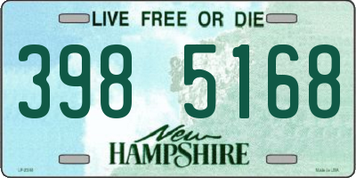 NH license plate 3985168