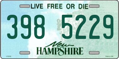 NH license plate 3985229