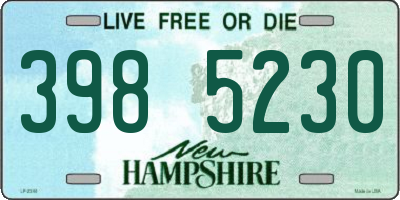 NH license plate 3985230