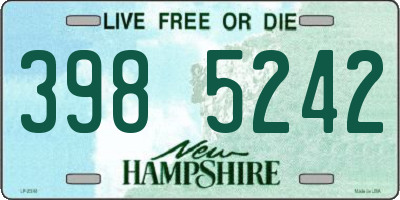 NH license plate 3985242