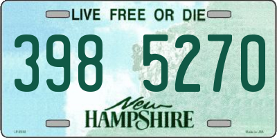 NH license plate 3985270