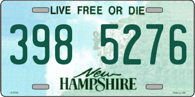 NH license plate 3985276