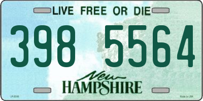 NH license plate 3985564