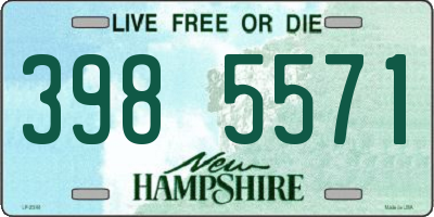 NH license plate 3985571