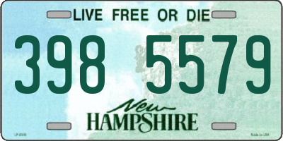 NH license plate 3985579