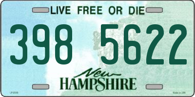 NH license plate 3985622