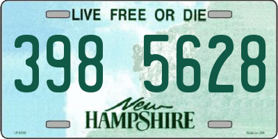 NH license plate 3985628