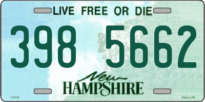 NH license plate 3985662