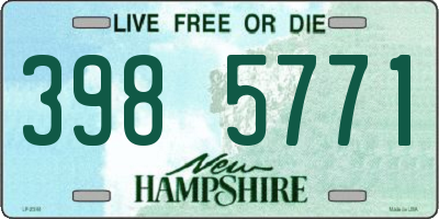 NH license plate 3985771