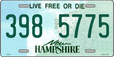 NH license plate 3985775