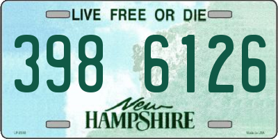 NH license plate 3986126