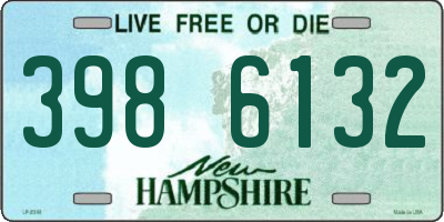 NH license plate 3986132