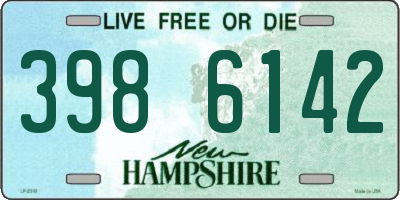 NH license plate 3986142