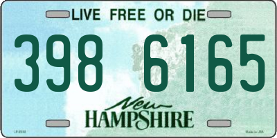 NH license plate 3986165