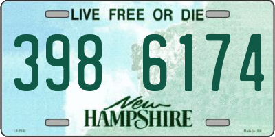 NH license plate 3986174