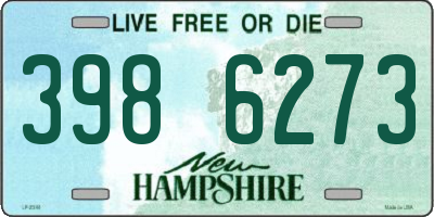 NH license plate 3986273