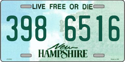 NH license plate 3986516