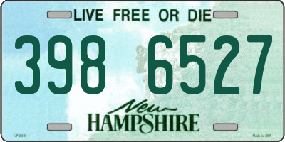 NH license plate 3986527