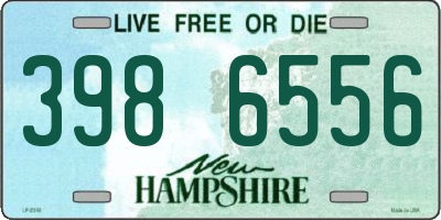 NH license plate 3986556