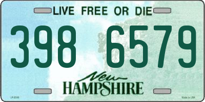 NH license plate 3986579