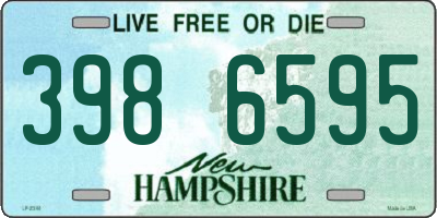 NH license plate 3986595