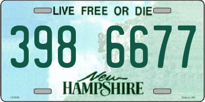 NH license plate 3986677