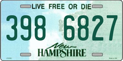 NH license plate 3986827