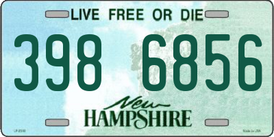 NH license plate 3986856