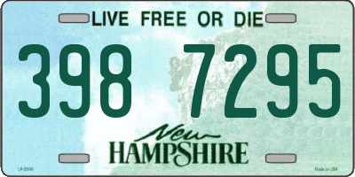 NH license plate 3987295
