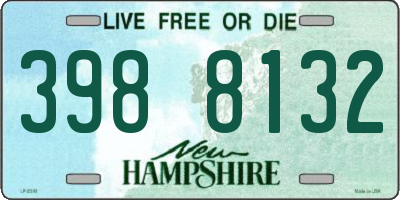 NH license plate 3988132