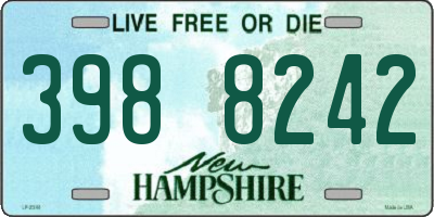 NH license plate 3988242