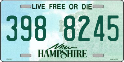 NH license plate 3988245