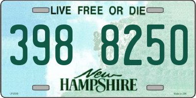 NH license plate 3988250