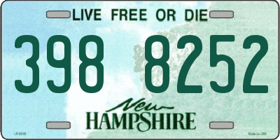 NH license plate 3988252