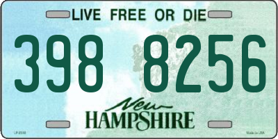 NH license plate 3988256