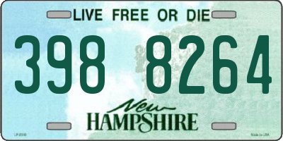 NH license plate 3988264