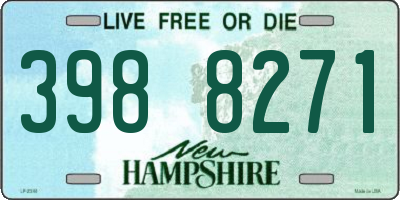 NH license plate 3988271