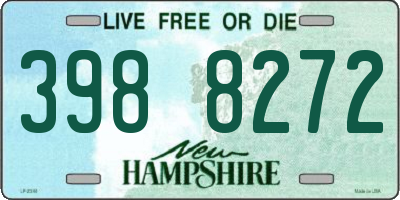 NH license plate 3988272