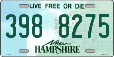 NH license plate 3988275