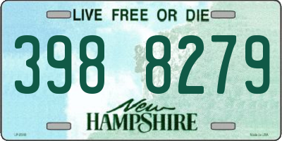 NH license plate 3988279