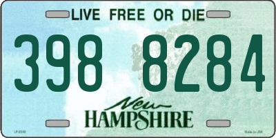 NH license plate 3988284