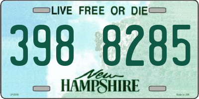 NH license plate 3988285