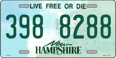 NH license plate 3988288