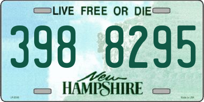 NH license plate 3988295