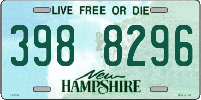 NH license plate 3988296